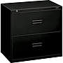HON Lateral File, 2 Drawers, Molded Pull, 30"W, Black Finish (BSX432LP)~#|#~s0086738_sc7
