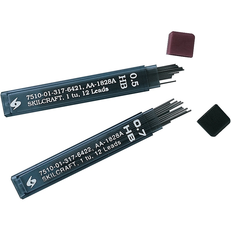 AbilityOne  Lead Refill, 0.7mm, 12/Leads (7510013176422) image 1