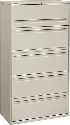 Hon Brigade 700 Series 5 Drawer Lateral File Gray Letter Legal 36 W Hon785lq At Staples