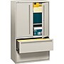 HON 700 Series 2 Drawer Lateral File Cabinet w/Roll-Out & Posting Shelves, Light Grey, Letter/Legal, 42"W (HON795LSQ)~#|#~s0087177_sc7
