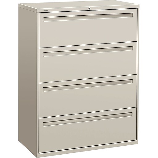 Shop Staples For Hon Brigade 4 Drawer Lateral File Gray Letter