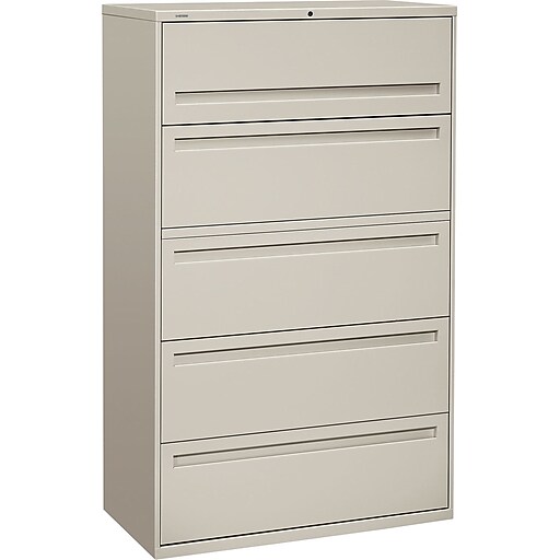 Shop Staples For Hon Brigade 5 Drawer Lateral File Gray Letter