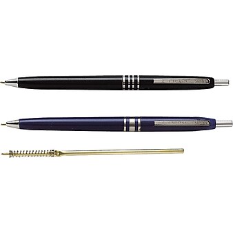 SkilCraft U.S. Government Retractable Ballpoint Pen, Medium Point, 1.0mm, Black Ink, 12/Pack