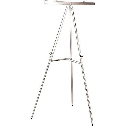 National Industries Display Tripod Easel, Silver (7520014567876) Staples