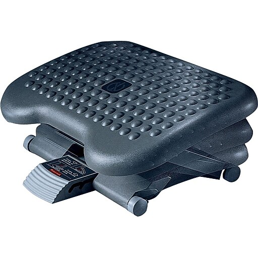 Eldon Rubbermaid® HeightAdjustable Tilting Footrest Staples