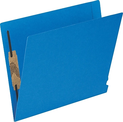 Universal 13420 1/3 Cut DLX Reinforced Folders With Fasteners – 50/Box, Letter Size