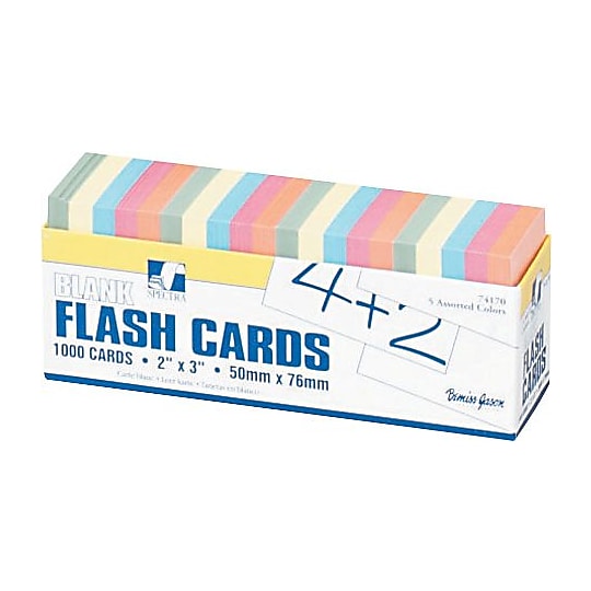 Pacon Blank Flash Cards, 1000/Pack (P0074170)~#|#~s0101048_sc7