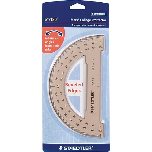 Staedtler® Mars® 180 Degree Protractor (5685215BK) at Staples
