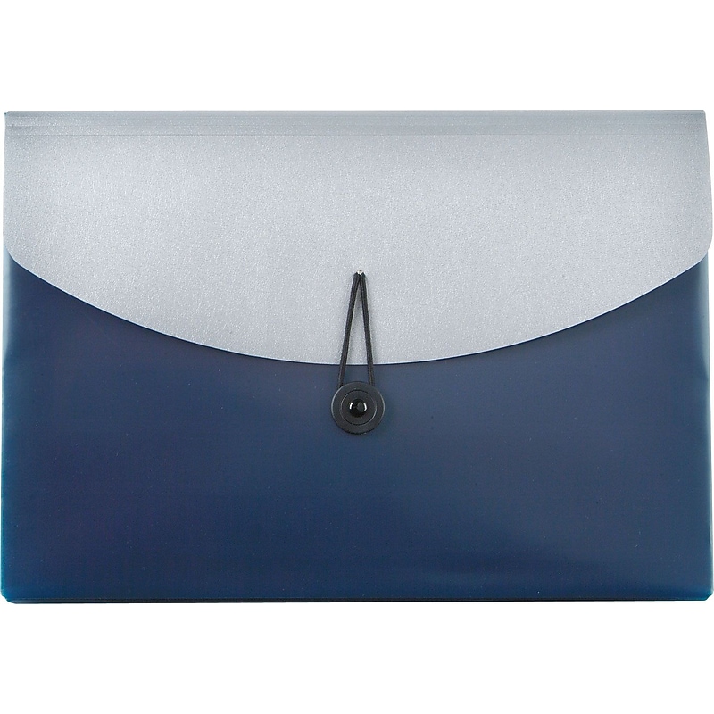 Pendaflex Accordion File, Letter Size, 4-Pocket, Blue/Silver (PFX 50965) image 1