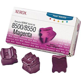 Xerox 108R00670 Magenta Standard Yield Solid Ink Cartridge, 3/Pack