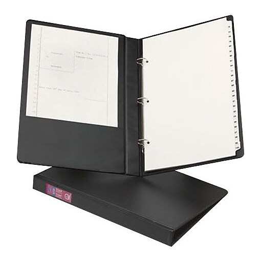 Avery 8.5 x 14 Inch Legal 1Inch Round 3Ring Binder, Black (6400