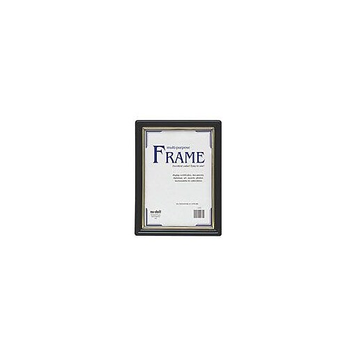 EZ Mount Plastic Wall Frame, 8 1/2" x 11", 18 Ct, Black Frame at Staples