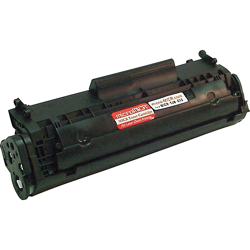 MicroMICR 12A MICR Cartridge, Black (1820499) image 1