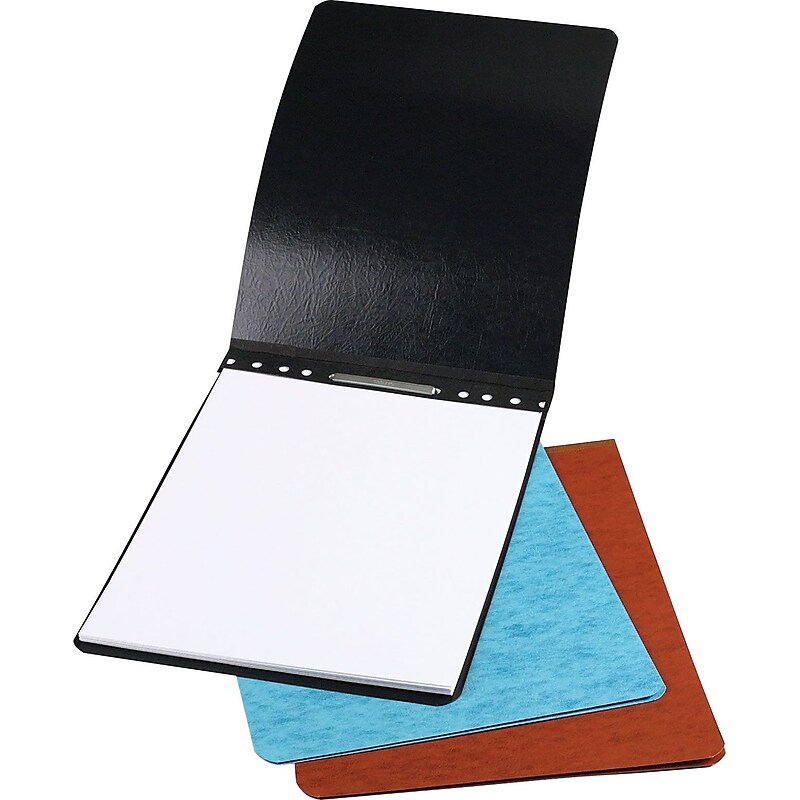 Acco Presstex® Top Binding Report Cover with Fasteners, 4 1/4" c. to c.: 8-1/2" x 11", Red image 1