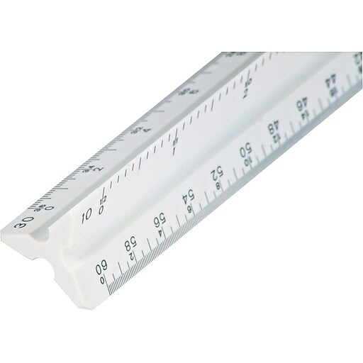 Staedtler® Mars® 12" Architect's Triangular Scale Staples