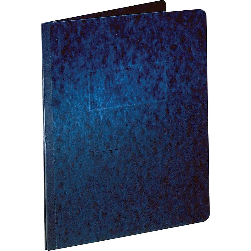 Oxford PressGuard Embossed Report Cover with Fastener, Letter Size, Dark Blue (12902) image 1