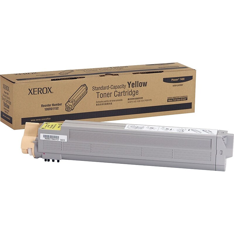 Xerox 106R01152 Yellow Standard Yield Toner Cartridge image 1