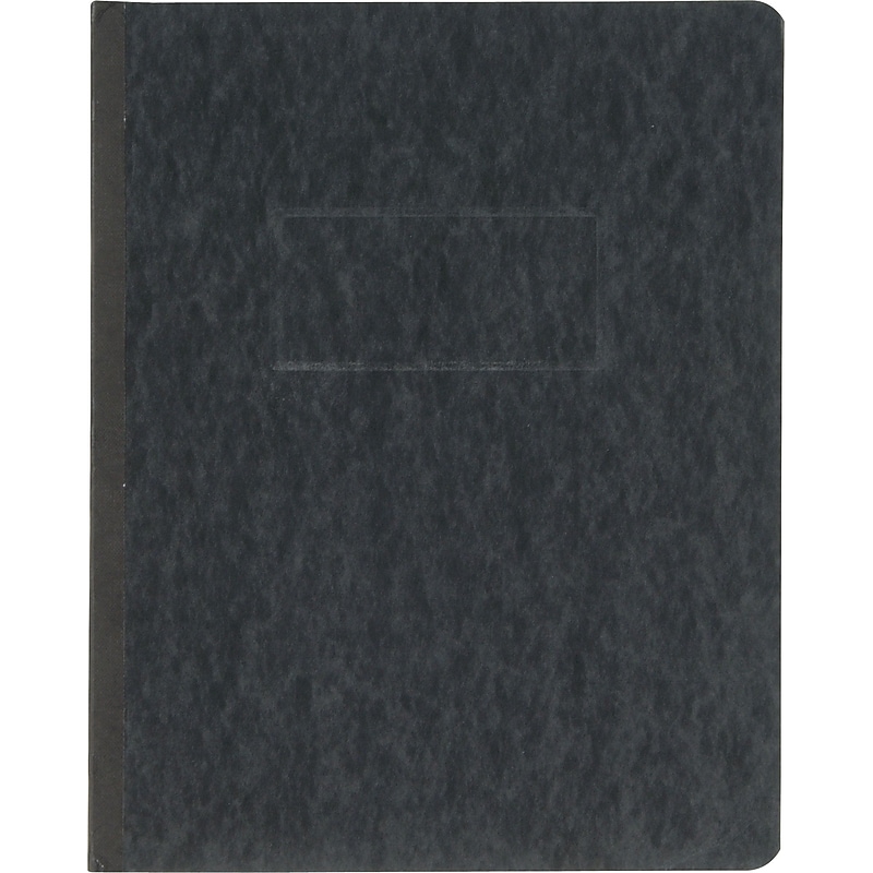 Oxford PressGuard Embossed Report Cover with Fastener, Letter Size, Black (12906) image 1