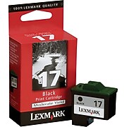 Lexmark 17 Black Standard Yield Ink Cartridge