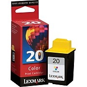 Lexmark 20 Tri-Color Standard Yield Ink Cartridge
