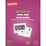 Staples® Matte Postcards, White, 100/Pack~#|#~s0115907_sc7