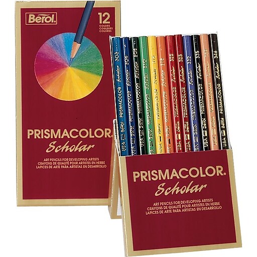 Sanford Prismacolor® Scholar™ Pencil Set, Assorted Colors, 12/Pk Staples