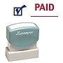 Xstamper 2-Color Title Stamps, "PAID" Blue/Red Ink (036029) ~#|#~s0124430_sc7