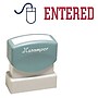 Xstamper 2-Color Title Stamps, "ENTERED" Blue/Red Ink (036031)~#|#~s0124433_sc7