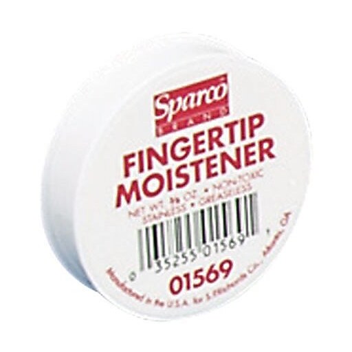 Shop Staples for Sparco Fingertip Moistener, Odorless, Greaseless
