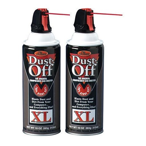 DustOff Disposable Compressed Gas Duster, 2Pack at Staples