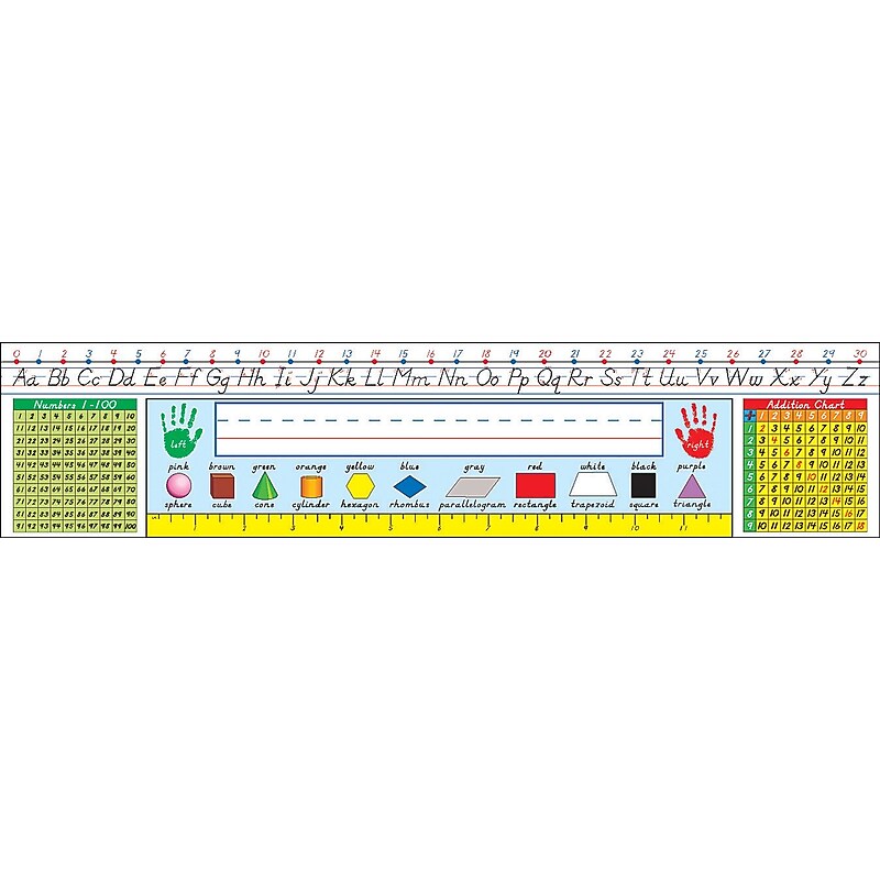 Carson-Dellosa Modern Manuscript: Grades 1-3 Nameplates, 36/Pack (124000) image 1