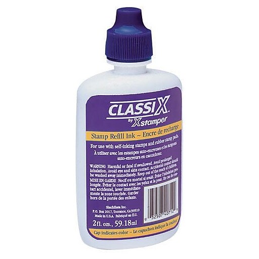 Xstamper ClassiX Refill Ink, 2oz., Red (036042) Staples