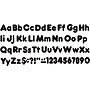 Trend Uppercase/Lowercase Casual Solids Ready Letters® Combo Pack, Black, 4"~#|#~s0133410_sc7