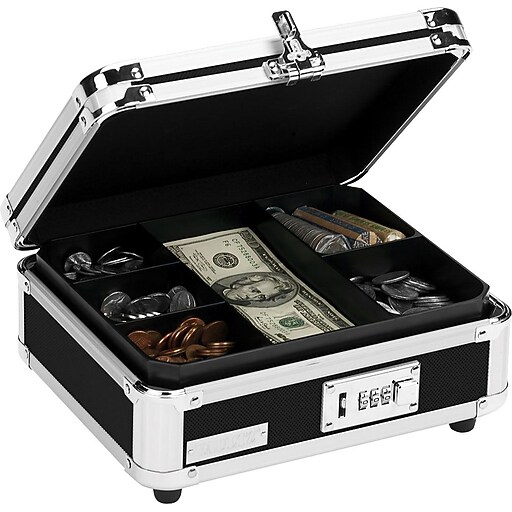 Vaultz® Locking Cash Box Staples