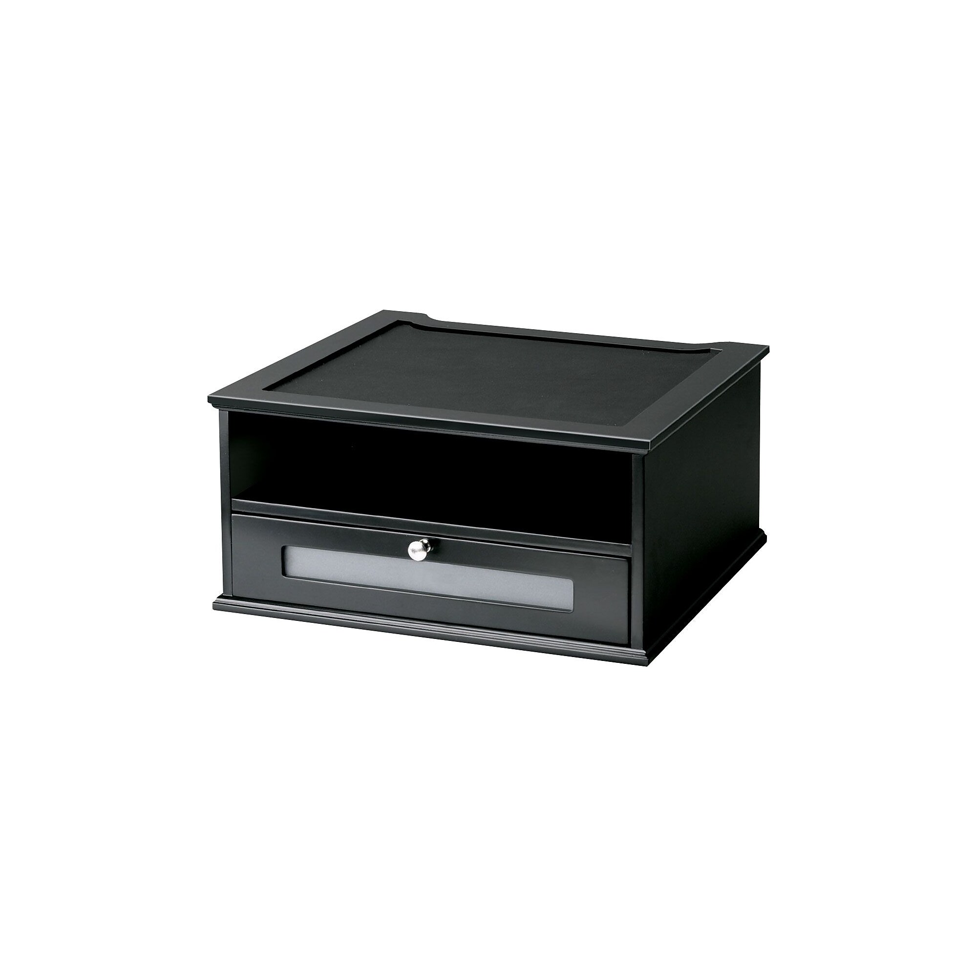 Victor Technology Wooden Desktop Monitor Riser, Midnight Black (1175-5) Sansujyuku sansujyuku.com