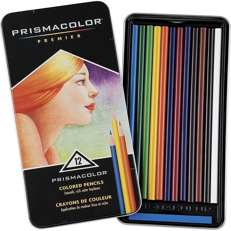 Sanford Prismacolor® Color Pencil Set, Assorted, 12/St image 1