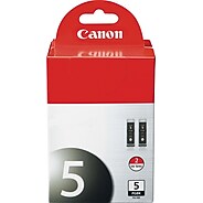 10 X Compatibile Cartucce D&rsquo;inchiostro CANON &ndash; CON CHIP &ndash; PGI-5BK, CLI
