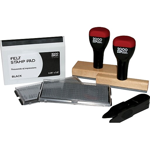 2000PLUS® Custom Stamp Kit with Plastic Handle Staples