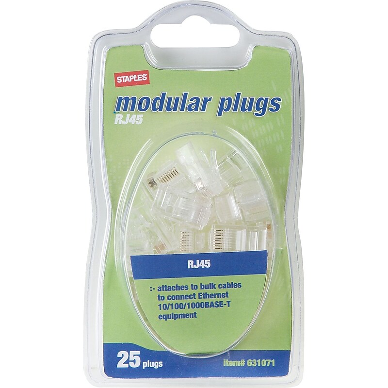 Staples RJ45 Connectors image 1