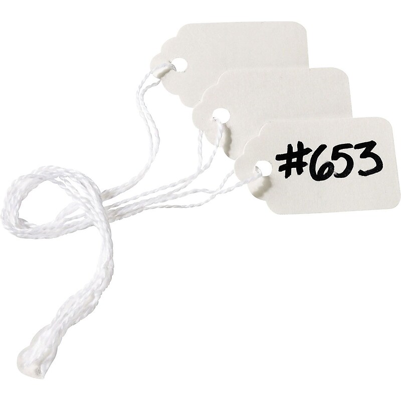 Avery Marking Tags, 1-3/4" x 1-3/32", White, 500/Box (15204/44665) image 1