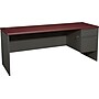 HON® 38000 Series Right Pedestal Credenza, Mahogany/Charcoal, 29 1/2"H x 72"W x 24"D~#|#~s0141339_sc7