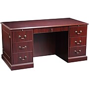 HON® 94000 Series Office Suite, Double Pedestal Desk, 60"W
