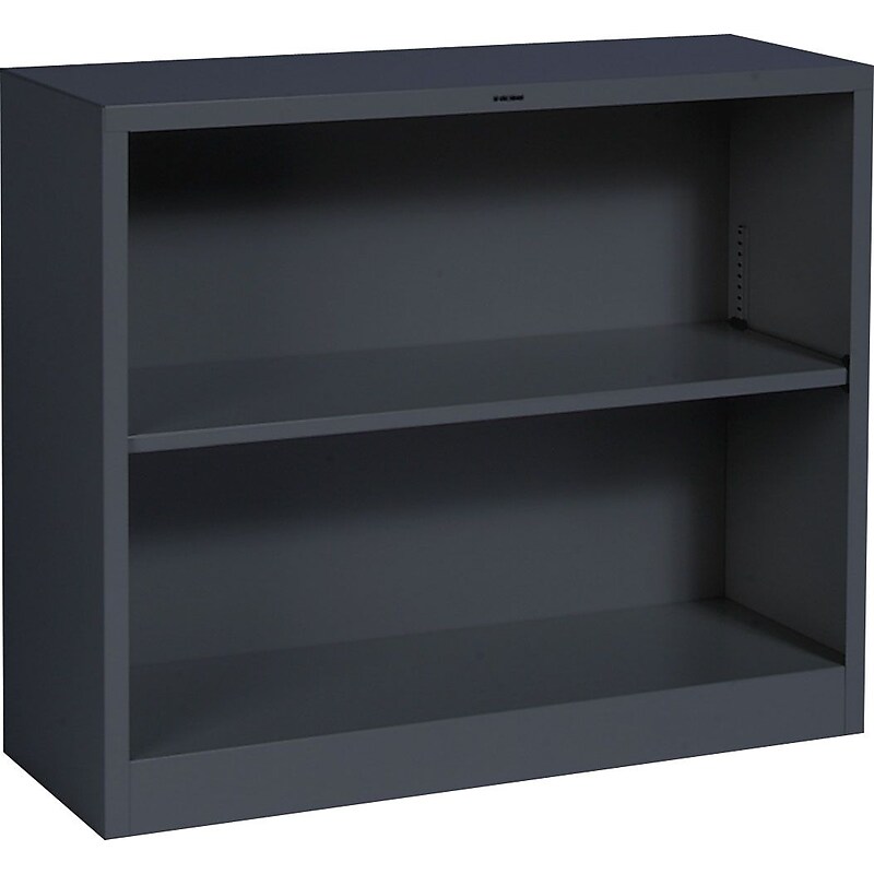 HON Brigade 29"H 2-Shelf Bookcase, Charcoal (HONS30ABCS) image 1