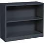 HON Brigade 29"H 2-Shelf Bookcase, Charcoal (HONS30ABCS)~#|#~s0144036_sc7