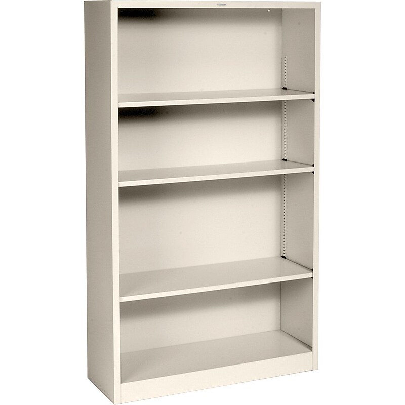 HON Brigade 59"H 4-Shelf Bookcase, Putty (PHS-64) image 1