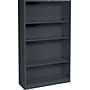 HON Brigade 59"H 4-Shelf Bookcase, Charcoal Metal (HONS60ABCS)~#|#~s0144045_sc7