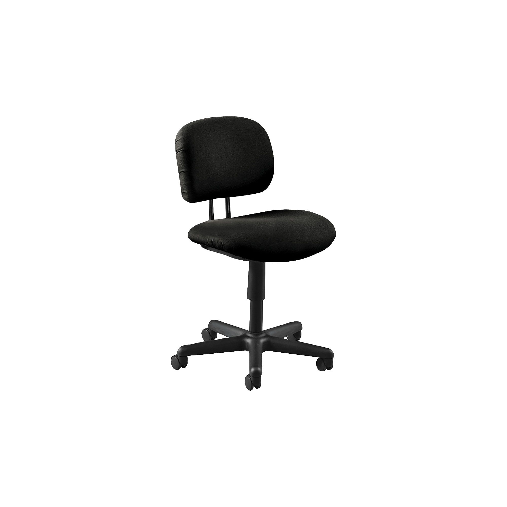 HON ValueTask Fabric Swivel Chair, Black Sansujyuku sansujyuku.com