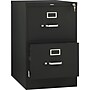 HON 510 Series 2 Drawer Vertical File Cabinet, Legal, Black, 25"D (H512CPP)~#|#~s0144394_sc7