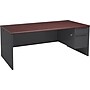 HON® 38000 Series 72'' Right Pedestal Desk, Mahogany/Charcoal (H38293RNS)~#|#~s0144438_sc7