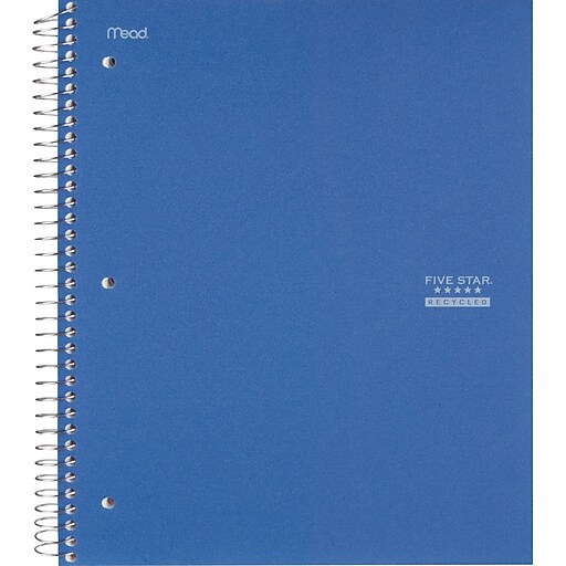 Five Star 1Subject Notebooks, 8.5" x 11", College Ruled, 100 Sheets